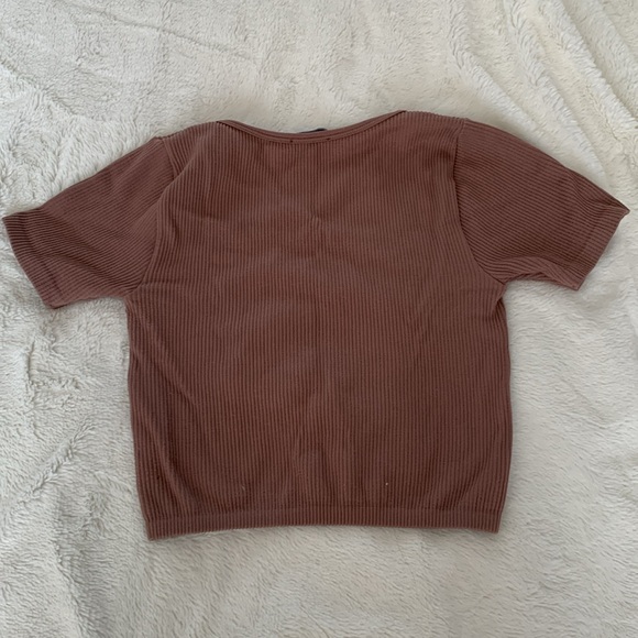 Express yourself 🤎Zara Babytee -Size XS-S - Picture 2 of 3